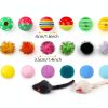 QUOZUO Cat Toys Pack 60pcs Balls Springs Mice Interactive-2