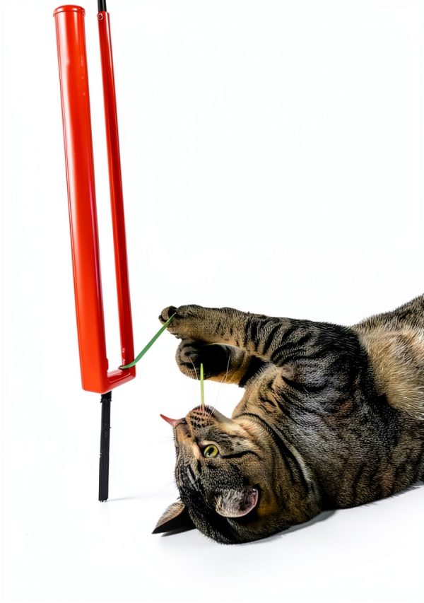 CRMADA Fling Ama String Cat Toy Battery Operated Interactive-6