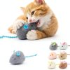 WRW Catnip Mice Toys Soft Plush Interactive Cat Toys-1