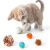 PietyPet Cat Toys Pack 60pcs Balls Springs Mice Play-6