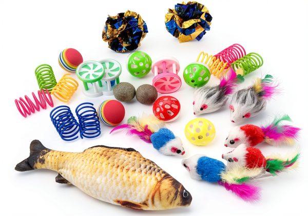 QUVOVID Cat Toys 27 Pack Catnip Interactive Play-0