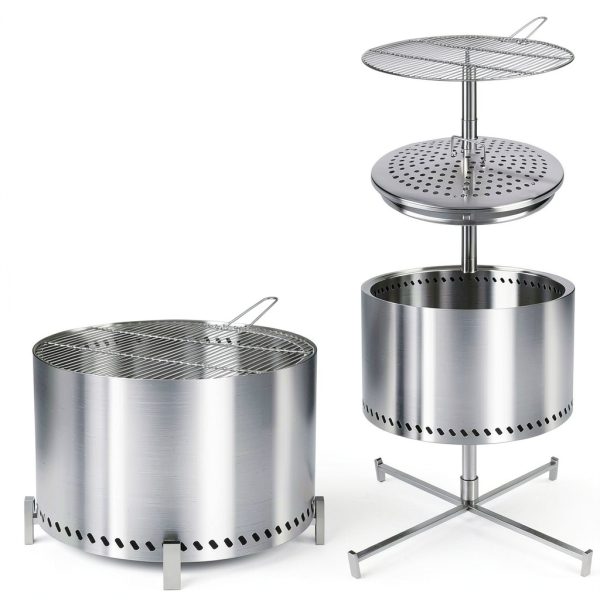 HGD Smokeless Fire Pit Stainless Steel Grill Outdoor-2
