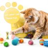 QUOZUO Cat Toys Pack 60pcs Balls Springs Mice Interactive-4