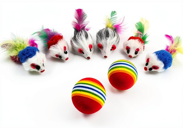 QUVOVID Cat Toys 27 Pack Catnip Interactive Play-5