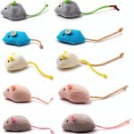 Catnip Mice Toys Haourlife Plush Cat Toys 20 Pack-0