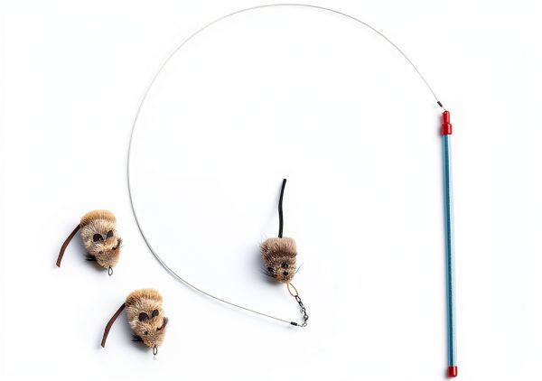 goCat Da Bee Cat Toy 3 Pack Interactive Play Rod-0