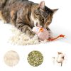 WRW Catnip Mice Toys Soft Plush Interactive Cat Toys-2