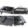Panovue Outdoor Fire Pit Table American Style Iron Wood-5