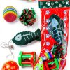 Kole Christmas Cat Stocking Toy Set for Feline Play-0