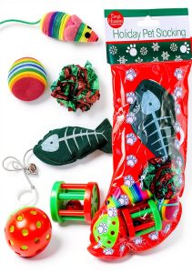 Kole Christmas Cat Stocking Toy Set for Feline Play-0