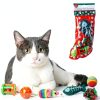 Kole Christmas Cat Stocking Toy Set for Feline Play-3