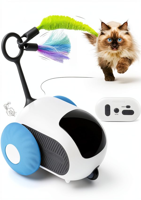 AIPERRO Interactive Cat Toy Remote Control Smart Obstacle-0