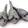Hand Felted Wool Cat Toy Mice Earthtone Solutions Natural-3