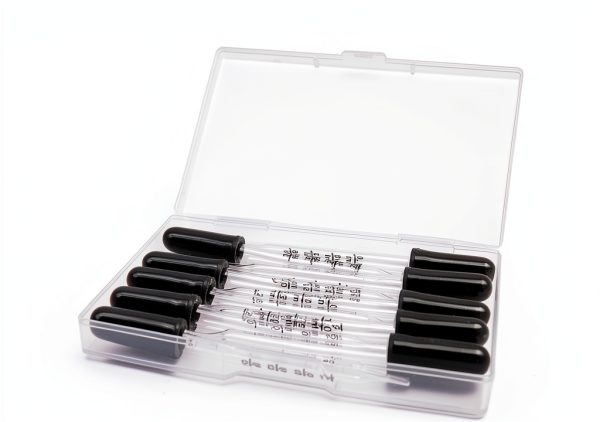 AOMI Glass Dropping Pipette 1ml Reusable Clear-7