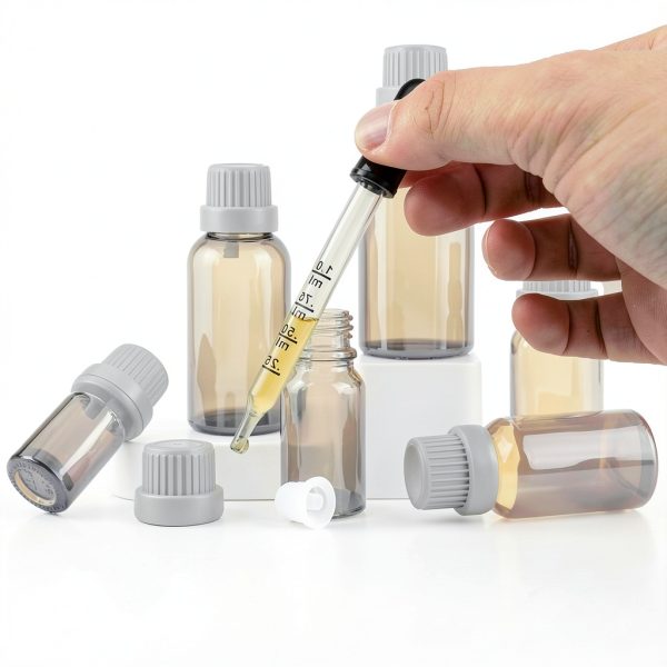 AOMI Glass Dropping Pipette 1ml Reusable Clear-5