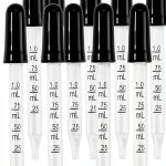 AOMI Glass Dropping Pipette 1ml Reusable Clear-0