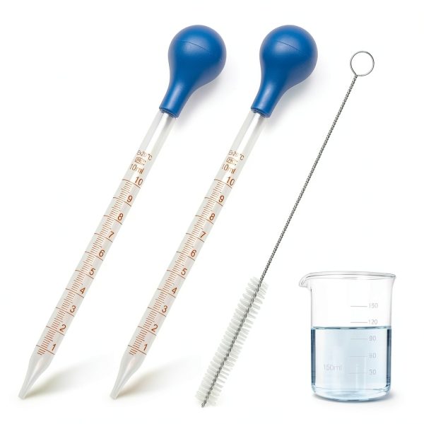 ITISMUNGO 10ml Glass Pipette Set for Lab Use-0