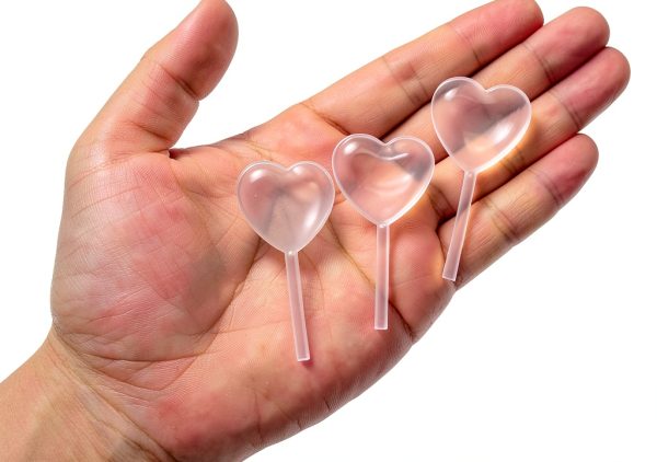 AQSXO Clear Plastic Heart Pipettes-2