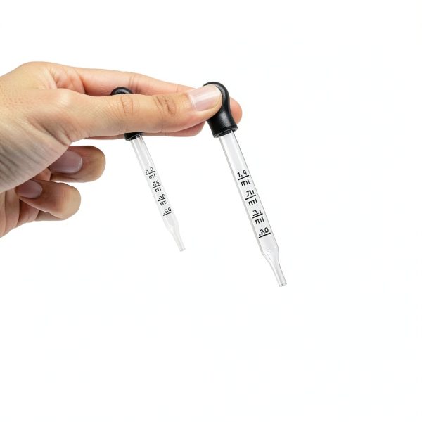 AOMI Glass Dropping Pipette 1ml Reusable Clear-2