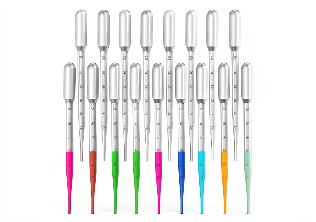 GAOSENLONK plastic dropper pipettes being used on a lab bench