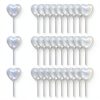 AQSXO Clear Plastic Heart Pipettes-0