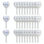 AQSXO Clear Plastic Heart Pipettes-0