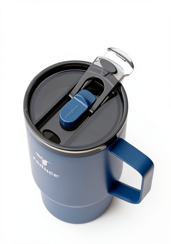 Reduce Hot1 18 oz Insulated Mug with Temperature Lid – Mineral Blue-4