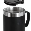 Stanley Stay-Hot Camp Mug 12oz Black 2.0 Press-Fit Drink-Through Lid-1
